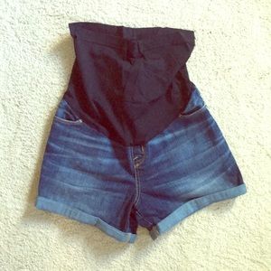 Maternity Jean shorts